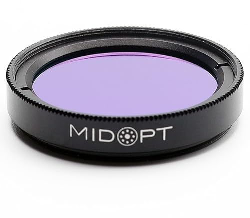 MidOpt Near-IR Bandpass Filter for Machine Vision, BP Series, Broad Bandwidth, Range: 820-910nm, BP850-30.5, Fits M30.5 Lens Filter Thread