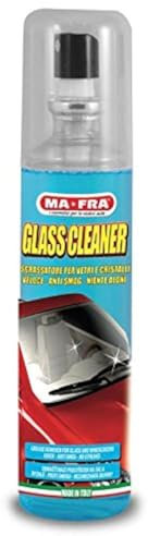 Mafra, Nettoyant pour Vitres, Format Spray 150 ml, Dégraissant pour Vitres de Voitures et écrans LCD, Détergent sans Ammoniaque, Elimine les Taches de Graisse et les Empreintes Digitales