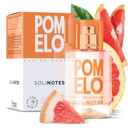 SOLINOTES Pomelo Parfym för kvinnor - Eau De Parfum | Delikat blommig och lugnande doft - Tillverkad i Frankrike - Vegan - 1,7 fl.oz