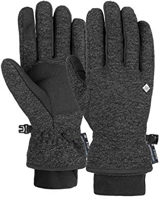 Återanvändbara damer Loraine R-tex handskar asphalt melange 7.5