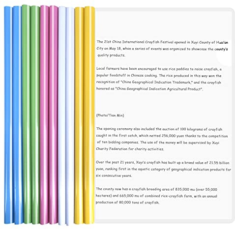 10 Feuilles Dossier Coulissante Transparent, Chemise de Couvertures de Rapports avec Barre Coulissante, A4 Reliure Dossier, Rapport d'Affichage Couverture pour École Bureau Accueil Resume Documents