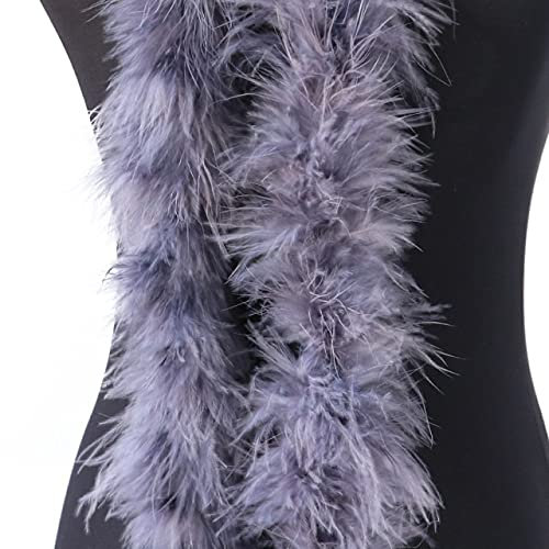 2 Meter Marabou Federboa für Schal Türkei Plumes On Ribbon Brautkleid Weihnachtsbaum Zubehör Dekorative Feder Lampenschirm