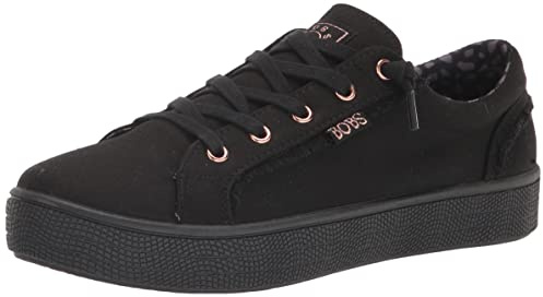 Skechers 113328, Zapatillas Mujer, Black Canvas/Trim, 41 EU