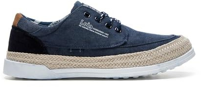 Lois Bamba Yute Textil con Cordones Hombre Color: Marino Talla: 43