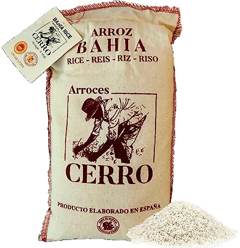 Paella Riz Bahia D.O. Valencia The Black Hoof | Arroz Redondo D.O. Valencia | 1 kg Riz Paella Bahia Premium | Idéal pour les plats méditerranéens | Le riz blanc d'Espagne