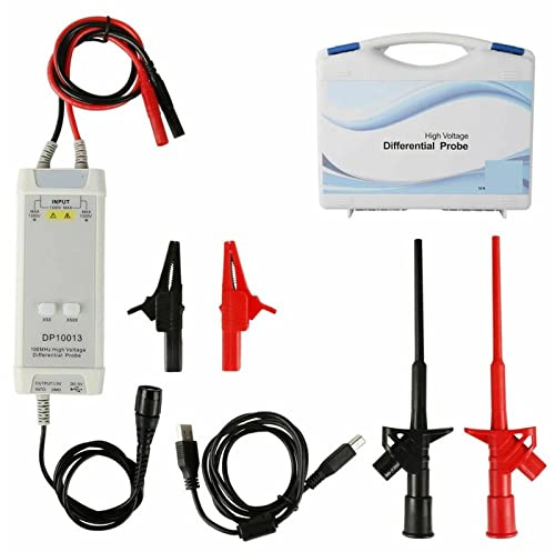 Oscilloscope 1300V 100MHz High Voltage Differential Probe Kit 3.5ns Rise Time 50X/500X Attenuation Rate