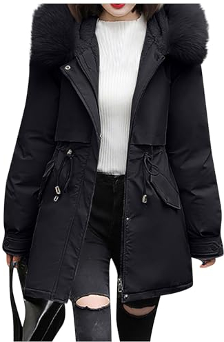SHE.White Fahrradponcho Damen Wasserdicht Jacket Motorradjacke Sommer Softshelljacke 86 Winterparka Mädchen Mantel Mit Gürtel Damen Schwarze Jacke Damen Winter Regen Capes(Schwarz,XXL)