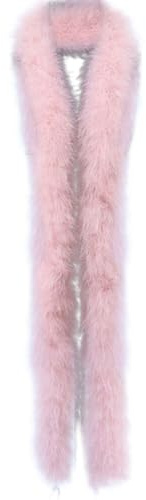 Federboa für Damen,Asudaro Boa-Feder 2 Meter natürliche Türkei Federn Boa Tanzen flauschige Plüsch Schal DIY Feder Boa Handwerk Crafting Party Dress Up Plumes Kostüm Zubehör leuchtend rosa