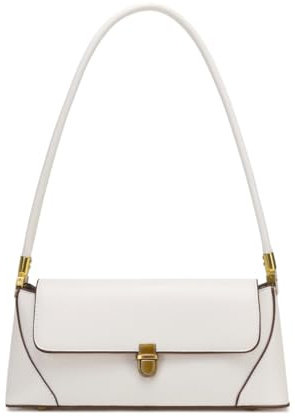 WSRYDJDL Shoulder Bags for Women Vintage Handbag Retro Classic Small Purse Cute Hobo Tote Handbag Mini Clutch Purse (White)