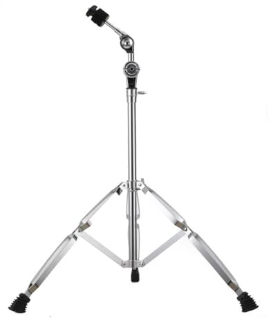 Lfhelper Cymbal Stand Set - Adjustable Height, Non-Slip Design, Portable Metal Tripod Stand for Drum Kit - Dual-Use Boom/Straight Combo - Easy Installation