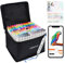 AEDAGA 120 Colours Alcohol Markers with Free App for Colouring, Alcohol Pens for Anime,Manga,Drawing,Sketching and Calligraphy, Art Supplies for Adults and Kids