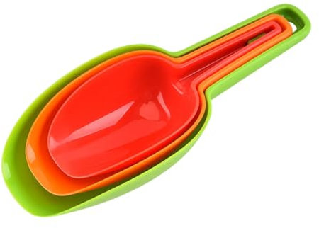 Amosfun 3stücke Reisschaufel Aus Plastik Mehlschaufel Eiswürfelschaufel Nützliche Getreideschaufeln Für Haushalt Plastikschaufeln Für Küche Und Restaurant