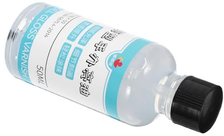 jojofuny Air Dry Clay Varnish Sealer for Polymer Clay Crafts Gloss Finish Protective Sealant Preventing Cracks Scratches and Fireproof Coating Suitable for Sculpting Ceramics Wood Jewelry