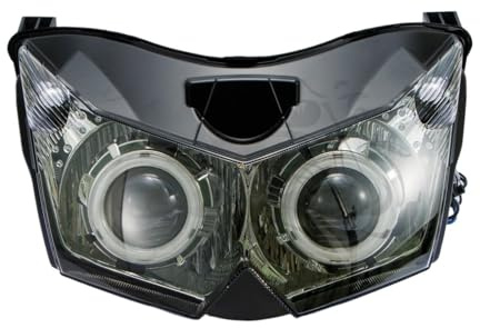Moto Fari Per Kawasaki Z750 Z 750 Z1000 Z 1000 2007 2008 2009 2010 2011 2012 Faro Motociclo Demone Angelo Occhio HID Proiettore Testa Luce Faretti Fendinebbia