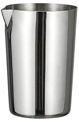 Edelstahl-Rührdose, 500 ml, Rührglas, bevorzugt von Profis und Amateuren gleichermaßen, machen Sie Ihre eigenen Cocktails, Cocktail-Mixglas, Barkeeper, Metall, Edelstahl