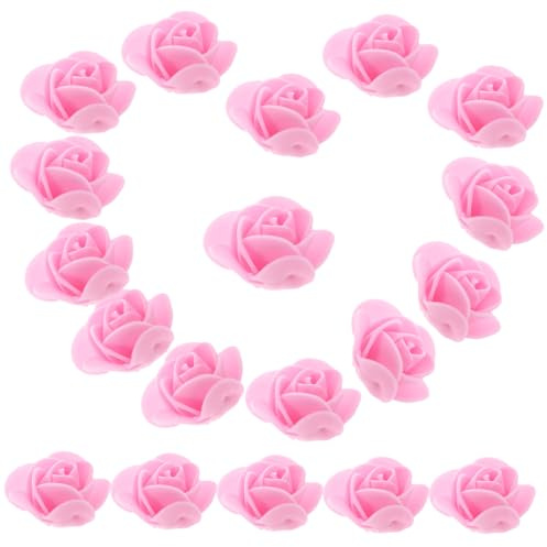 EPIGEIST 50 Stück Kleiner Schaumrosen Künstliche Rosenköpfe aus Schaumstoff 3,5cm Realistisch und Lebendig für Selbstgemacht Basteln und Partydekoration