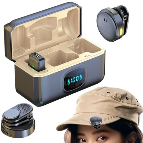 Generico Microfono Mini - Microfono per Registrazione - da Colletto con Riduzione Rumore per Registrazione Canto Video Social Media