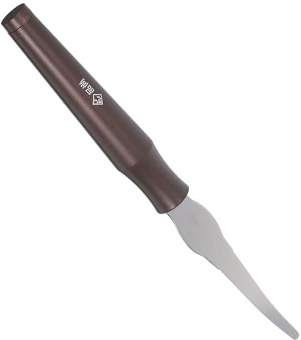 TEHAUX Pelador de Naranjas y de Acero Inoxidable Herramienta Manual para Pelar Cítricos con Mango Antideslizante Accesorio de Cocina Seguro y Práctico para Uso Diario Hogar y
