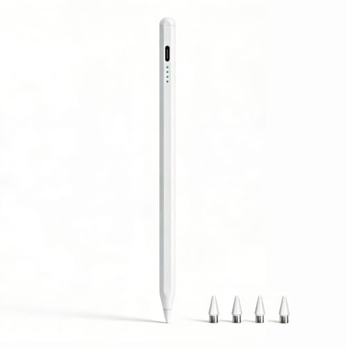 Stylus Pen for Samsung Galaxy Tab A11 / A11+, A9 / A9+, A8, A7 Lite, Active Capacitive Pencil for Samsung Android Tablet & iOS Touchscreens, High Precision Digital Pen with 4 Tips (White')
