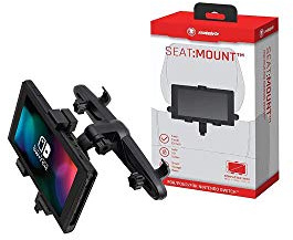 snakebyte Switch SEAT:MOUNT - Auto Kopfstützen-Halterung für Nintendo Switch und Switch Lite, geeignet für Standardautositze, einstellbarer Winkel, kompatibel mit 7-10 Zoll Tablets