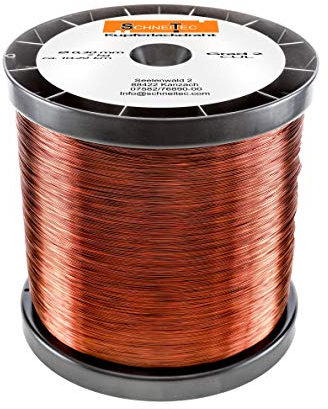 Kupferlackdraht W210 Ø 0,30 mm 7 kg, ca. 10km - CU Lackdraht Grad 2 CUL Kupferdraht Gewicht 7 Kilogramm Durchmesser 0,30 Millimeter Wickeldraht Kupfer Draht nach IEC 60317-13