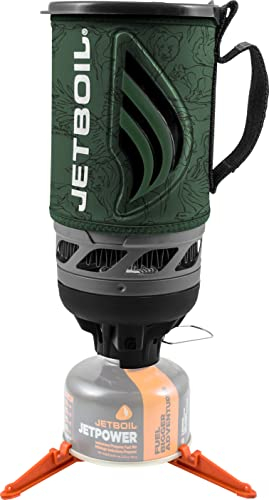 Jetboil Flash - Fornello da campeggio e zaino in spalla, sistema di cottura, selvaggio