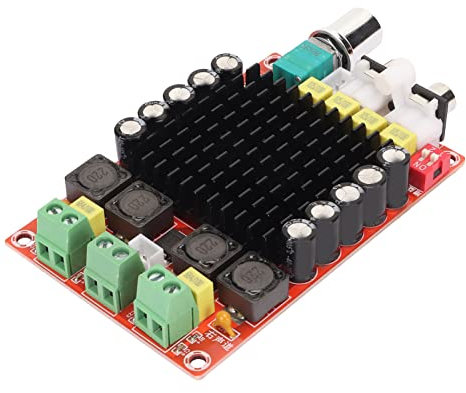 Scheda Amplificatore di Potenza Digitale TDA7498, Scheda Amplificatore Audio Classe D Ad Alta Potenza Stereo a Doppio Canale 2x100W, Adatta per Audio Domestico, Altoparlanti per