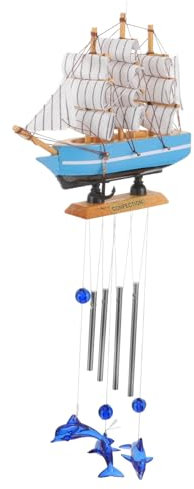 BESPORTBLE Windspiel Zum Aufhängen Im -Stil Stilvolle Heimdekoration Glockenspiel-Ornamente Mediterranes für Den Garten Zufälliger Stil