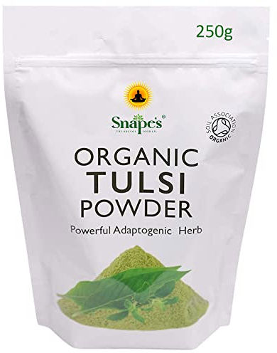 Snape's Organic Tulsi Powder 250g- Ocimum Tenuiflorum - Holy Basil