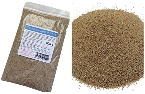 Trustleaf 500g Natural Colour Silica Sand - Medium Grain - Arts & Crafts - Aquariums