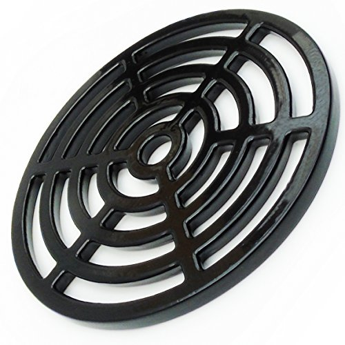 Jones & Grey - Round Cast Alloy Metal Drain Cover Gully Grid Grate (Standard 7 Inch (175mm))