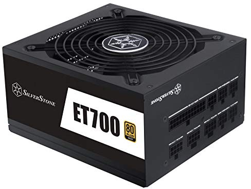 Silverstone SST-ET700-MG - Fuente de alimentación Strider Essential 700W, ATX, Modular, 80Plus Gold, Baja sonoridad 140mm