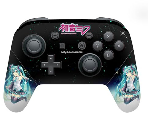 Head Case Designs Officially Licensed Hatsune Miku Night Sky Graphics Vinyl Sticker Gaming Skin Decal Cover Compatible With Nintendo Switch Pro Controller
