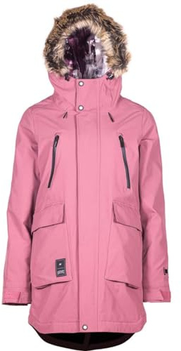 L1 Premium Goods Fairbanks L1 Wjkt Veste de Ski pour Femme Snowboard, Burnt Rose