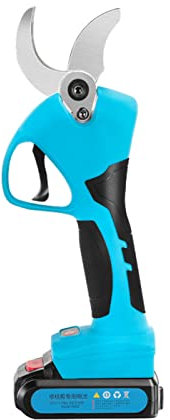 DIIDIIFF Cesoie elettriche da potatura Forbici da Giardinaggio Cesoie da potatura per piantine di frutteto Forbici elettriche Diametro di potatura 40MM Cesoie per Rami Forbici elettriche/Blu