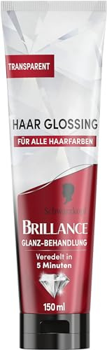 Brillance Glanz-Behandlung, Haar Glossing Neutral (150 ml), pflegt und intensiviert die Haarfarbe, kann wie eine Haarmaske angewendet werden, hält bis zu 6 Haarwäschen