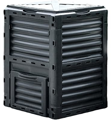 Compost Bin Outdoor Outdoor Compost Bin 119 Gallon (450L) Large Capacity, Garden Composter PP Material,Composting Box with Many Vents, Create Fertile Soil Fast, Easy Assembly Compost Barrel
