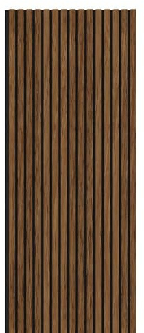 Tuda Grass Direct Acoustic Wall Slatted 3D Wood Veneer Panels Series 1-240cm x 60cm - Chestnut