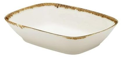 METRO Professional Assiette de Service Ateo, 14.7 x 11.2 cm, Rectangulaire, Beige, 6 Pièces