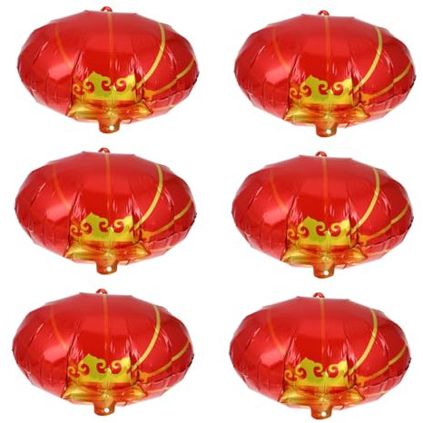 Abaodam 10stücke Ballonbogen Chinesischen Neujahr Rot-goldener Ballonhintergrund Aufblasbare Dekokugeln Für Draußen Ballongirlanden Festivals