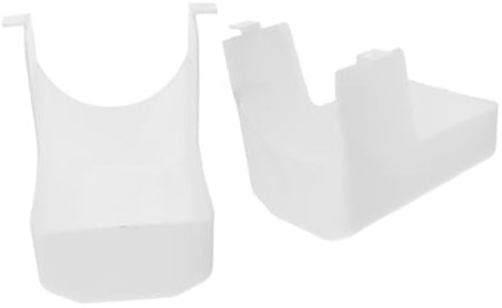 Housoutil 2pcs Range Hood Light Cover Vent Cover for Cooker Hood Easy Install Fit Modern Kitchen Accessory