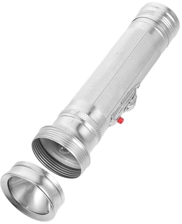 Hemobllo Linterna Vintage de Metal Pequeña Portátil Linterna LED para Camping y Exteriores Antigua sin Pilas Accesorio Retro Años 80 para Actividades al Aire Libre