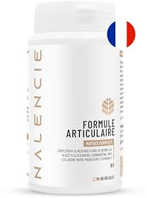 Formule Articulations Complète - Anti douleurs - 7 Actifs : Glucosamine, Chondroïtine Marine, MSM, Collagène Marin, Boswellia, Vitamine C, Magnésium – 60 Gélules – Fabrication Française