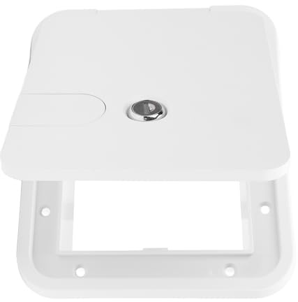 Jiawu RV. Poste de Support au Rabat à Cordes avec Blocage en Acier Inoxydable à une Ouverture de 180 Degrés pour Van Van, Ajustement électrique étanche Durable pour Accéder à la Porte