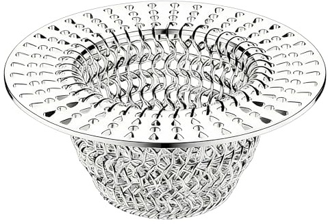 304 Stainless Steel Drain Cover, Fine Mesh Strainer & Hair Catcher for Shower Drain and Sink, Fast Drainage Easy Clean, Fits Shower, Bathtub, Sink, and Kitchen (Ideal for Households)