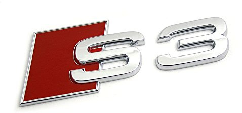 Original Audi S3 Schriftzug Heck Emblem Zeichen Exterieur Logo Chrom
