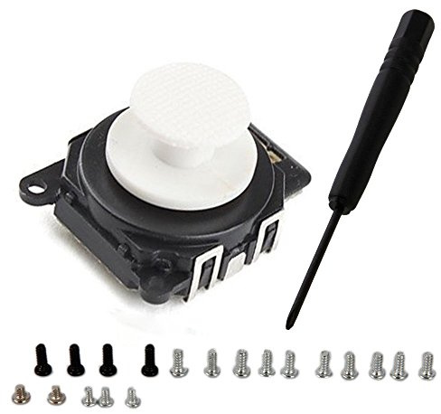 Palanca de mando analógica 3D con tapa para Sony PSP 2000 2001 + 19 tornillos + herramienta