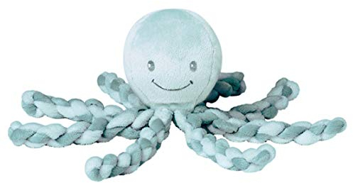 Nattou Kuscheltier Oktopus, Für Neugeborene und Frühchen, 23 cm, Mintgrün