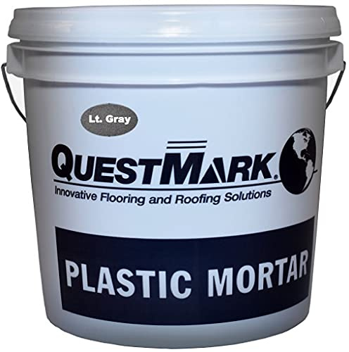 QuestMark 8120 Chemical Resistant Epoxy Concrete Floor Patch, 2 Gallon, Lt. Gray - Three Component Repair and Resurfacer for Traffic Areas Exposed to Spills and Splashes of Chemicals and Diluted Acid