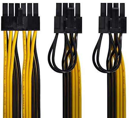 xiwai 12Pin to ATX Dual 8Pin & 6Pin Splitter GPU Graphics Card Modular Power Supply Cable for 3080 3090 AX850 AX750 AX650
